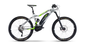Электровелосипед Haibike Sduro Nduro 7.0 Серебристый с Салатовым original 2017